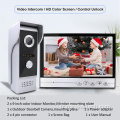 Bouton d'appel filaire de 9 pouces Caméra vidéo Interphone Doorphone